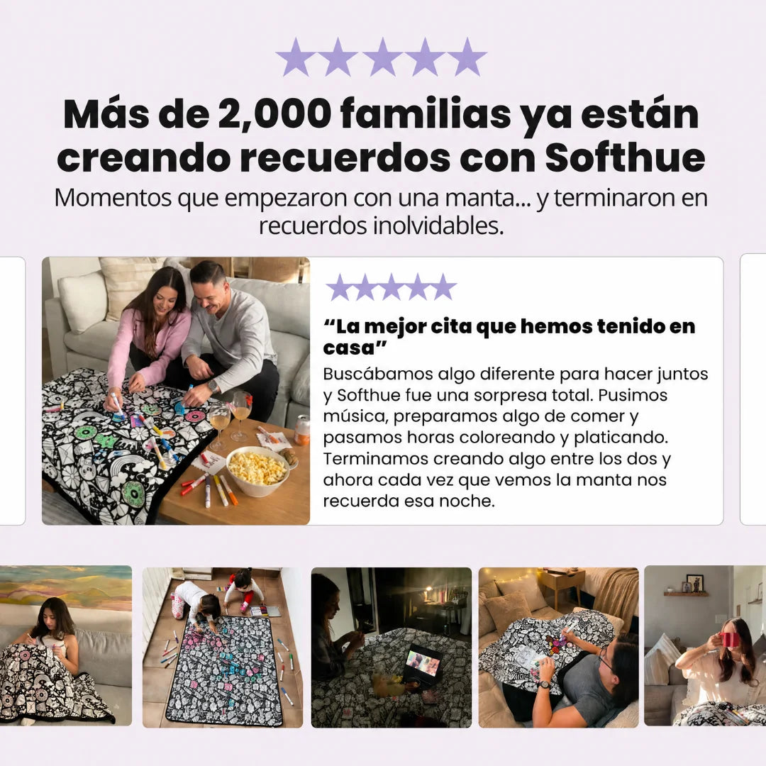 Softhue® Manta Para Colorear