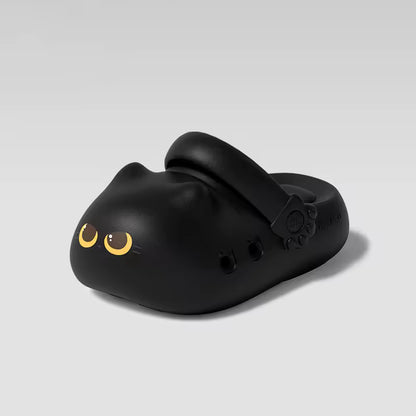 Sandalias con huellitas de gato