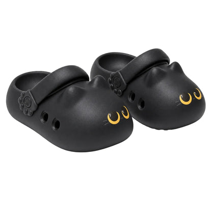 Sandalias con huellitas de gato