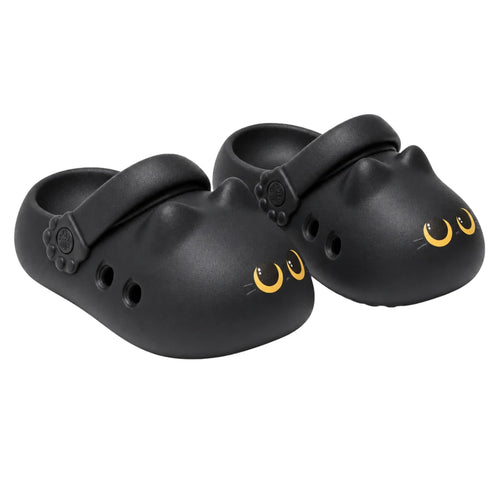Sandalias con huellitas de gato